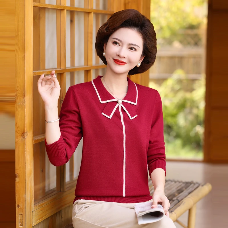 中老年春季新品上衣2462