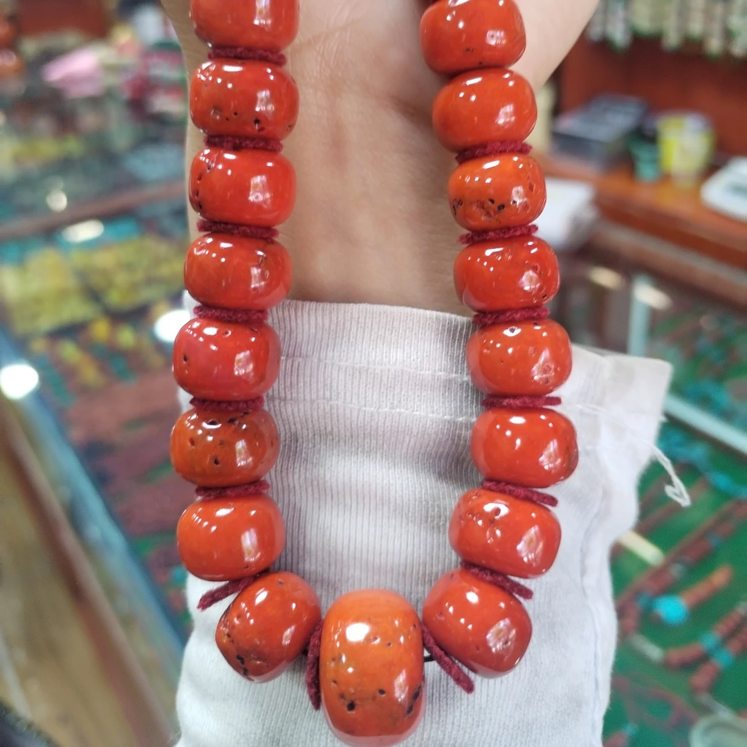 非金属亚克力项链 2025年高仿珊瑚项链