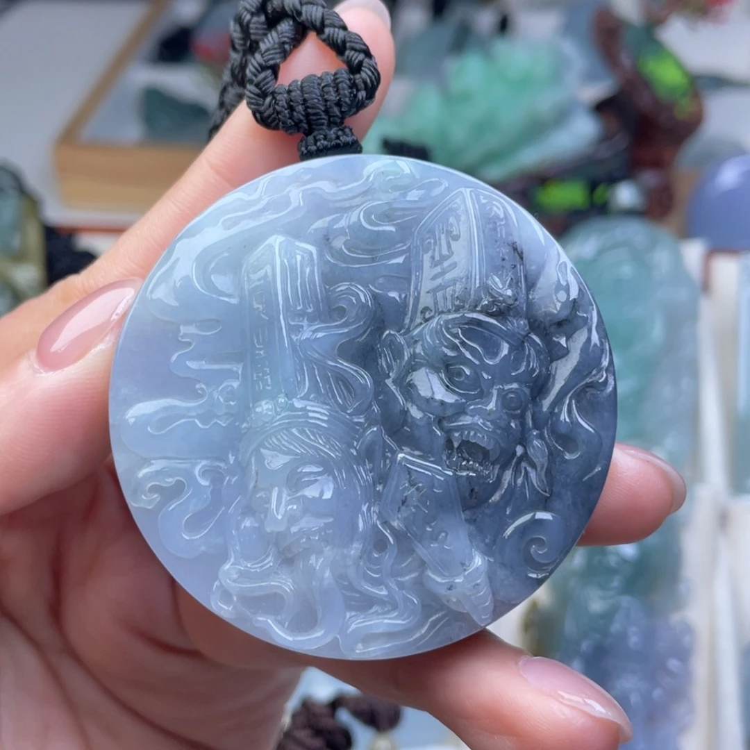 翡翠未镶嵌颈饰天然翡翠