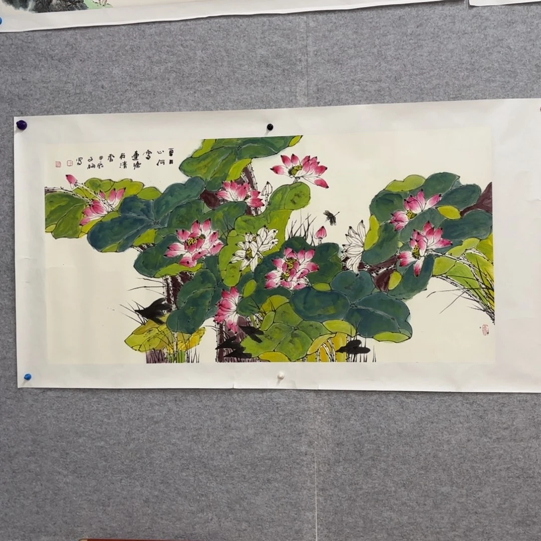 国画四尺花鸟等图案组成