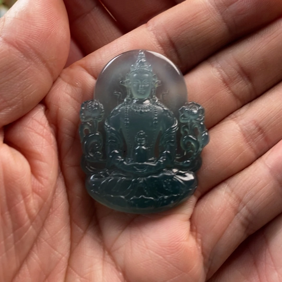 翡翠未镶嵌颈饰天然翡翠a货