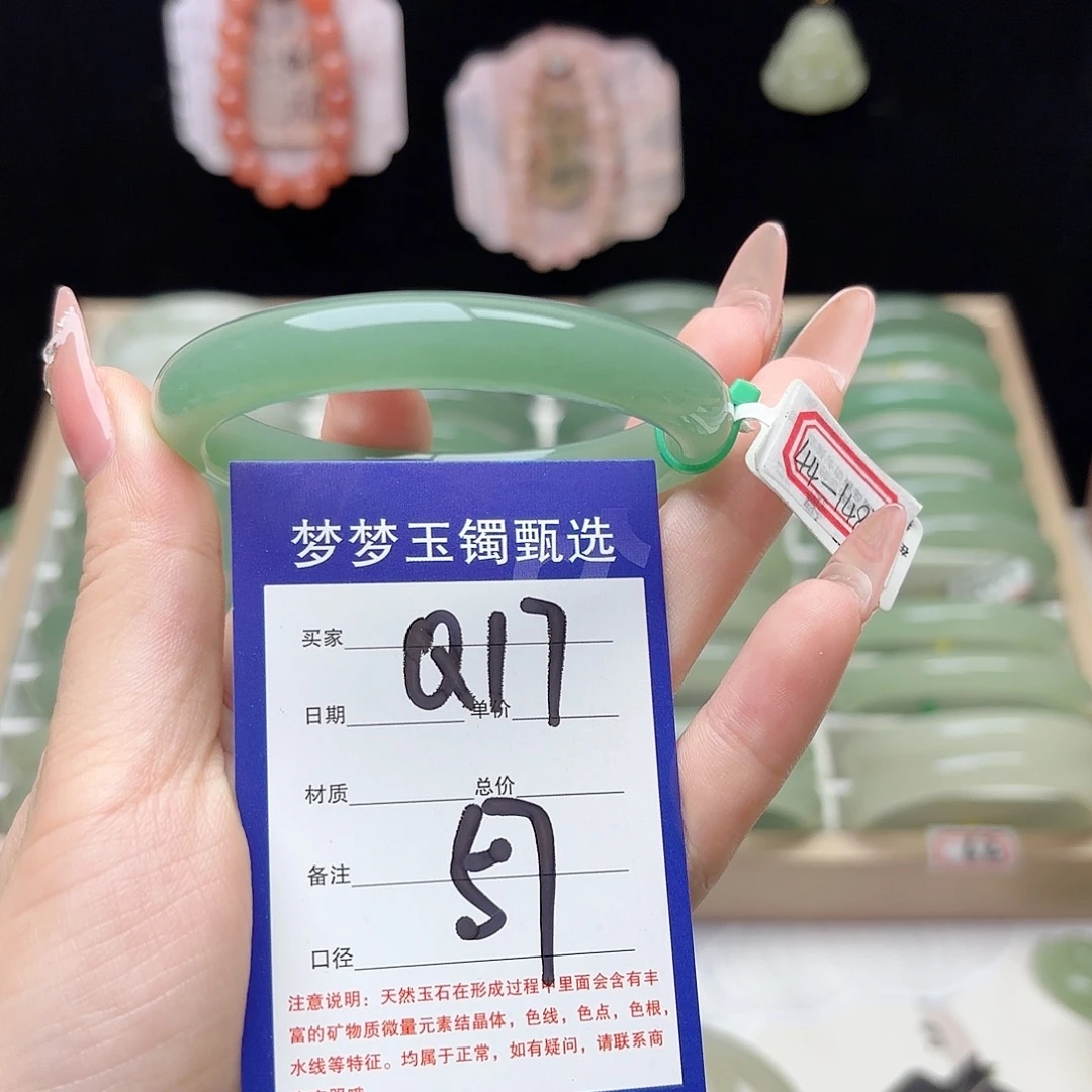 丽***扬未镶嵌手镯石英质玉