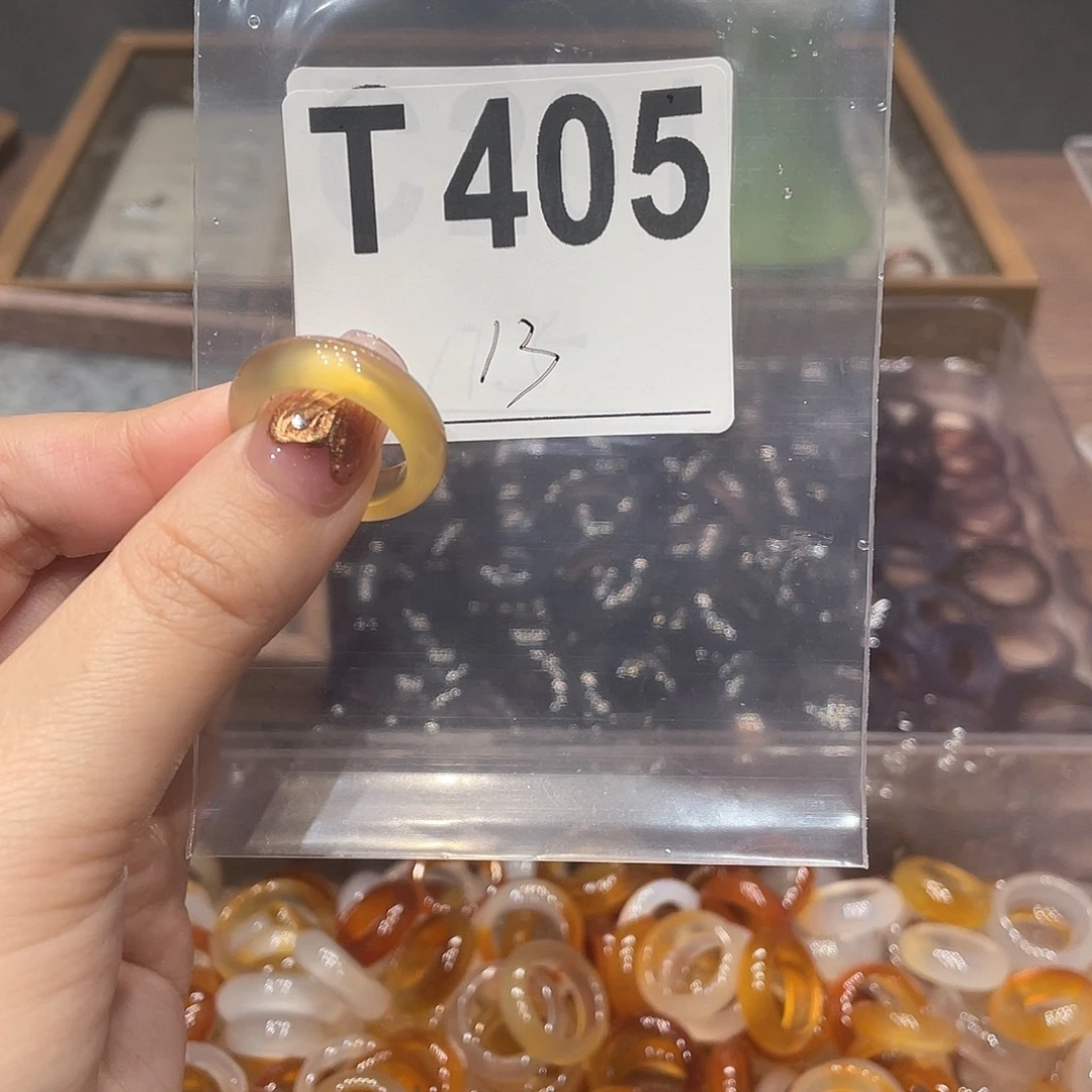 玛瑙/玉髓未镶嵌戒指405