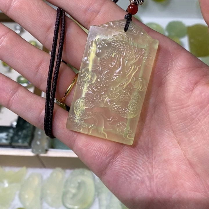 未镶嵌岫玉吊坠(赠链)16