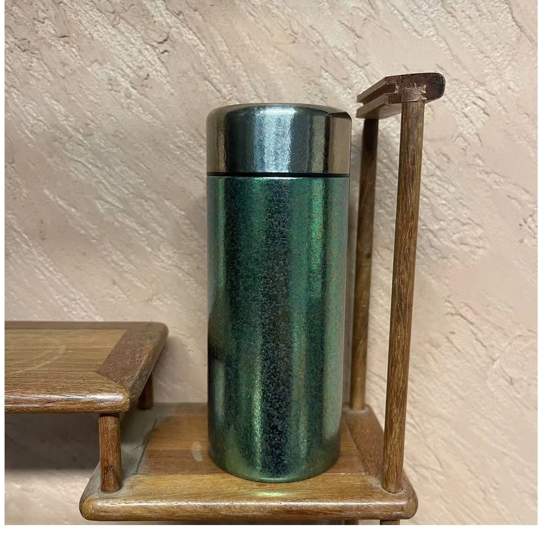 【网瓷专属】绿色纯钛保温杯200ml（ZHAIJU底款）（Q6201）