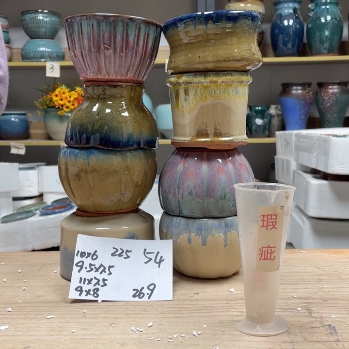 紫砂花盆多肉花盆微瑕54