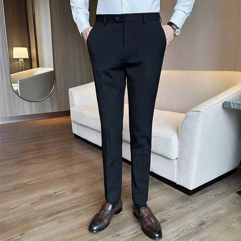 福利男裤子夏季薄款春秋款高档男裤休闲裤西裤新款撤柜