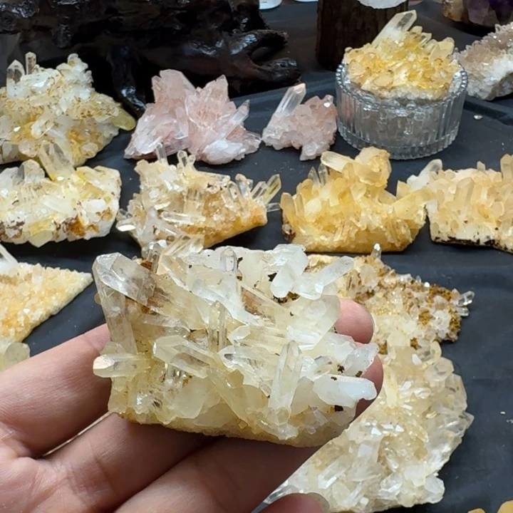 越***好珠宝半成品水晶未镶嵌