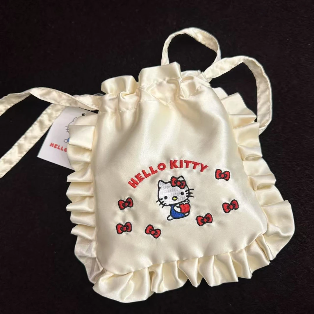 创意包袋卡通荷叶边收纳包