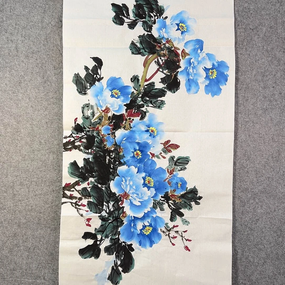 国画044 牡丹花等经济植物和花卉资源