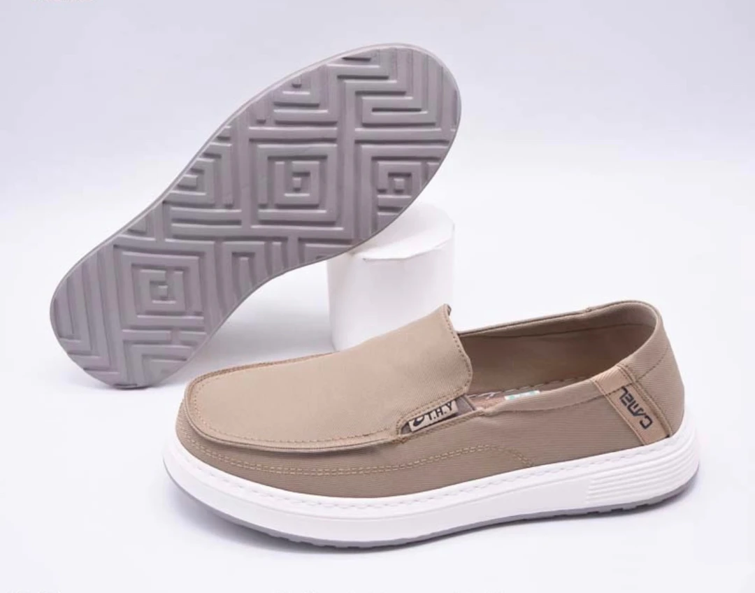 男款一脚蹬布鞋舒适透气百搭