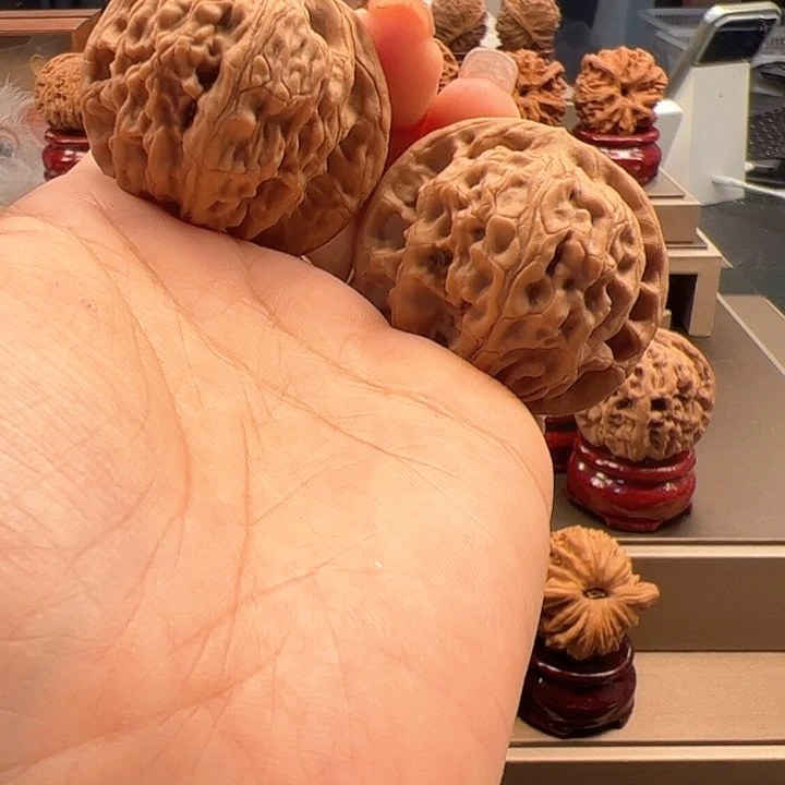 文玩核桃把件42 皇家正圆 p-037