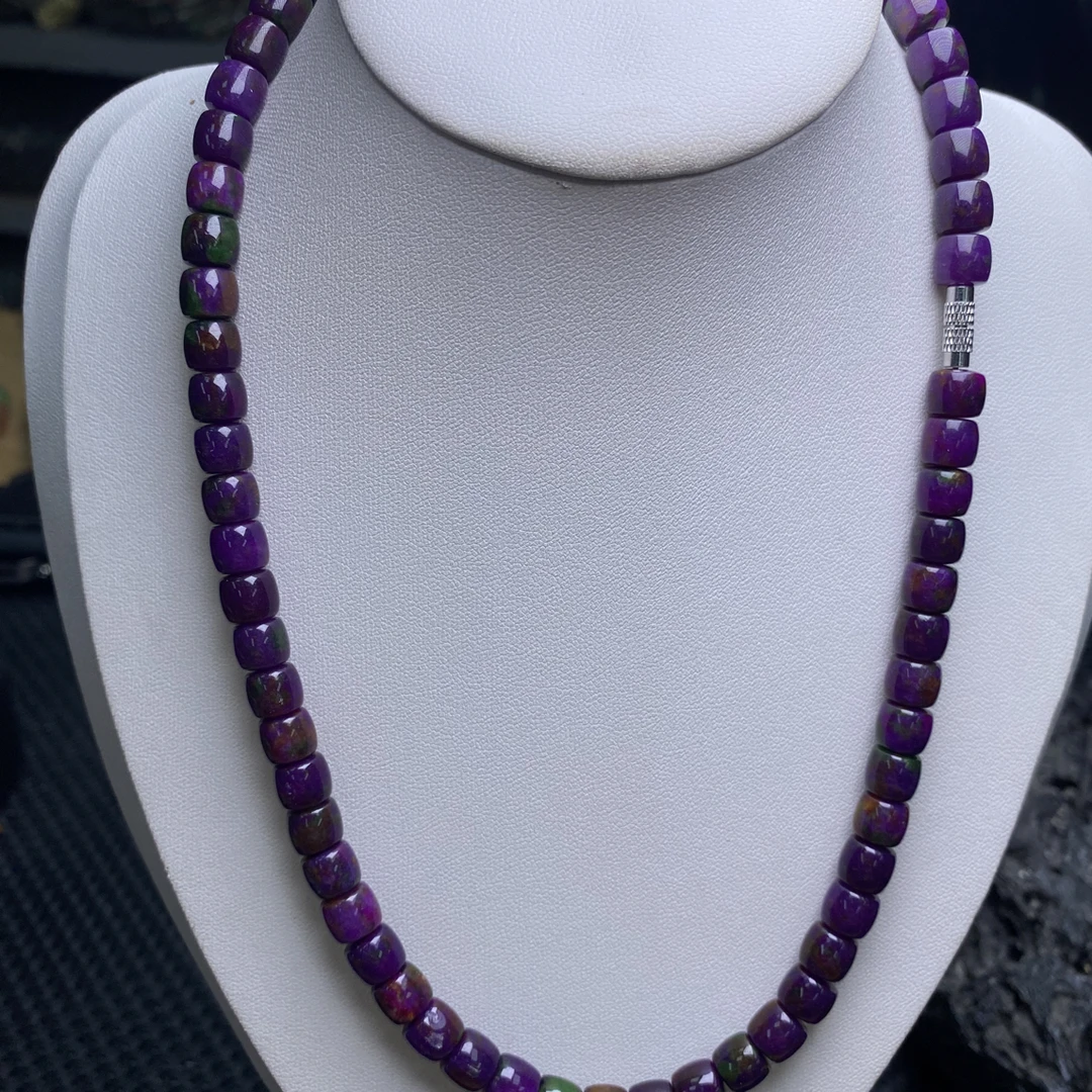 8mm幻彩舒紫龙醇直切项链精美妈妈链-611