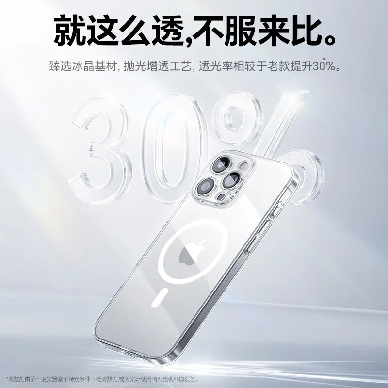 未拆封  苹果全透明磁吸壳iPhone全系列磁吸防摔无线充电