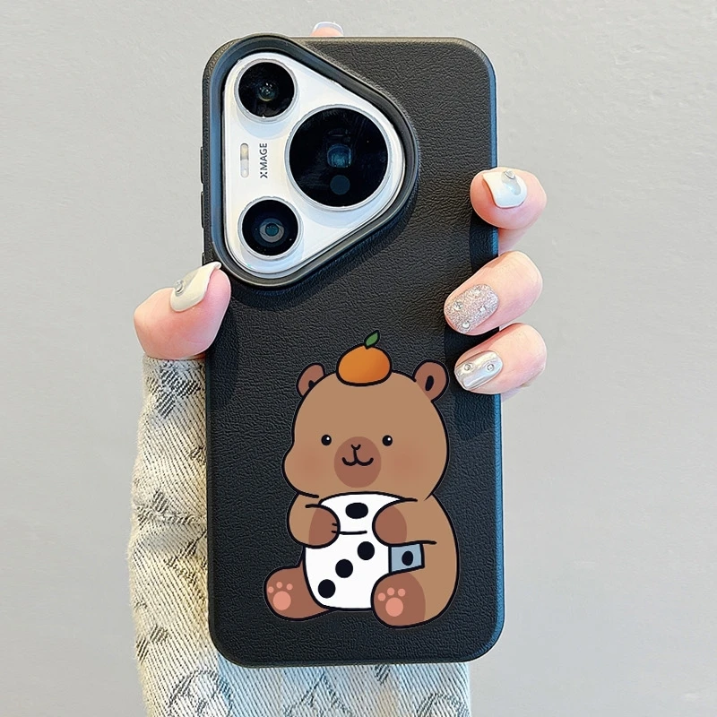 骰子小熊适用华为Pura70Pro手机壳创意P60/50/40小众防摔保护套软