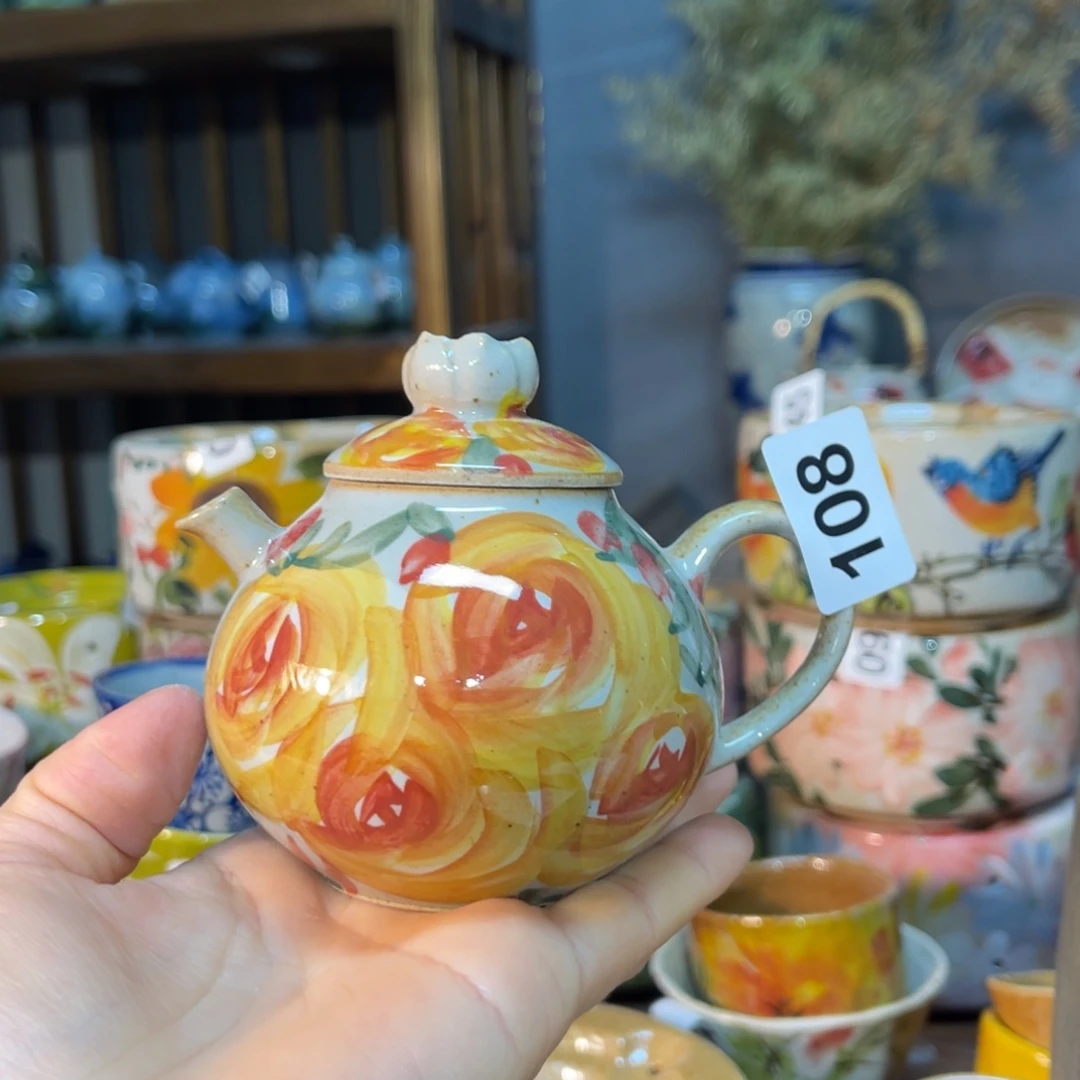 杯素浅陶瓷手工手绘