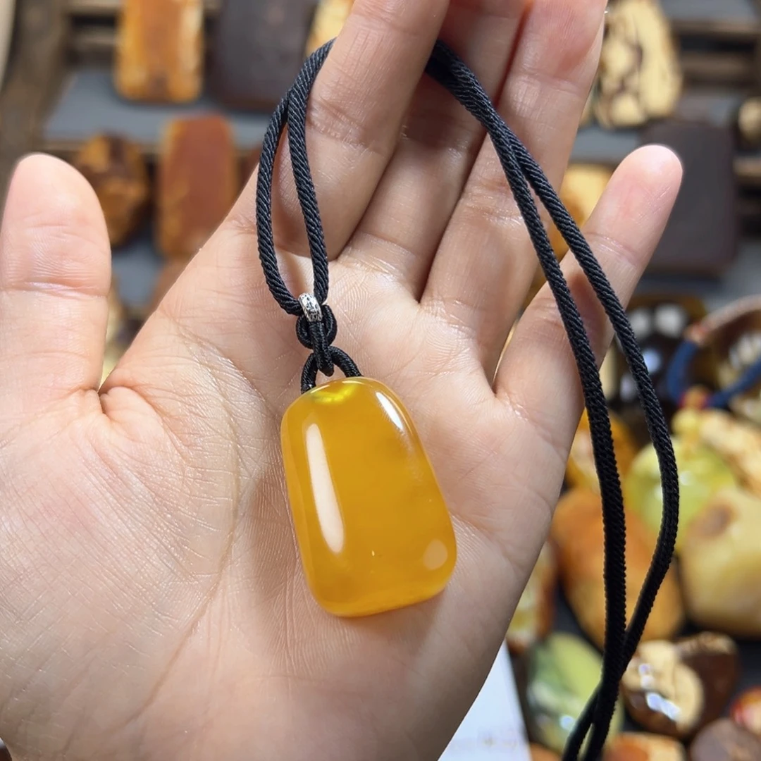 琥珀裸石未镶嵌琥珀蜜蜡