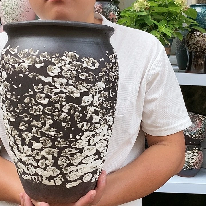 紫砂花盆口20高31福利