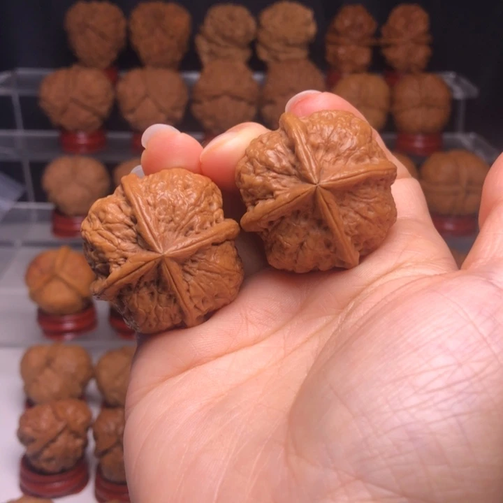 点***三文玩核桃吊坠7钢炮四楞