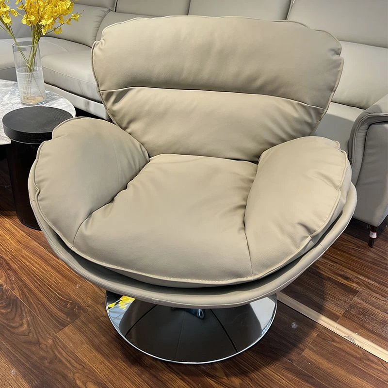 休闲椅子蛋壳椅子客厅阳台头等舱旋转转转椅单人沙发椅轻奢简约