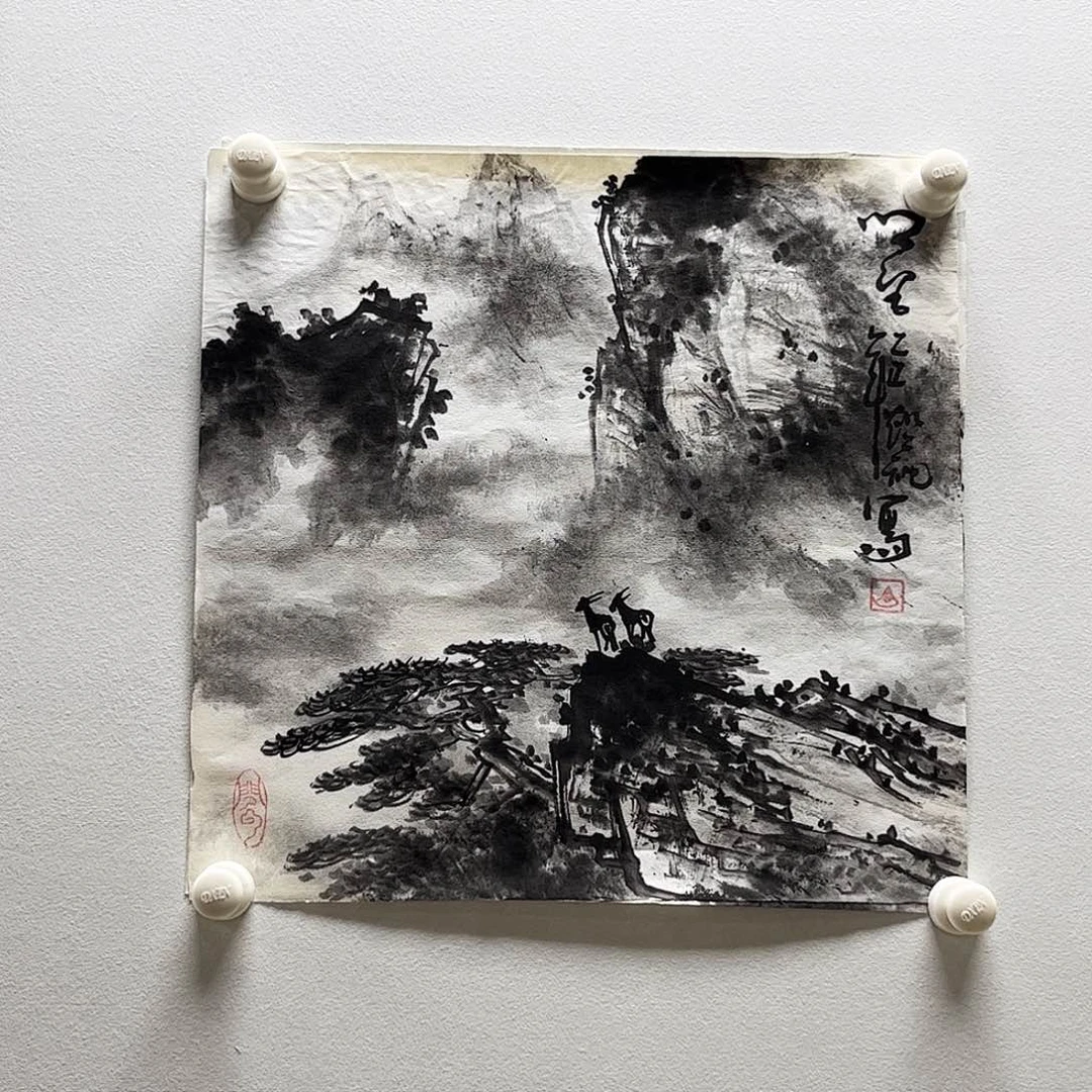 国画张登平老师作品画芯