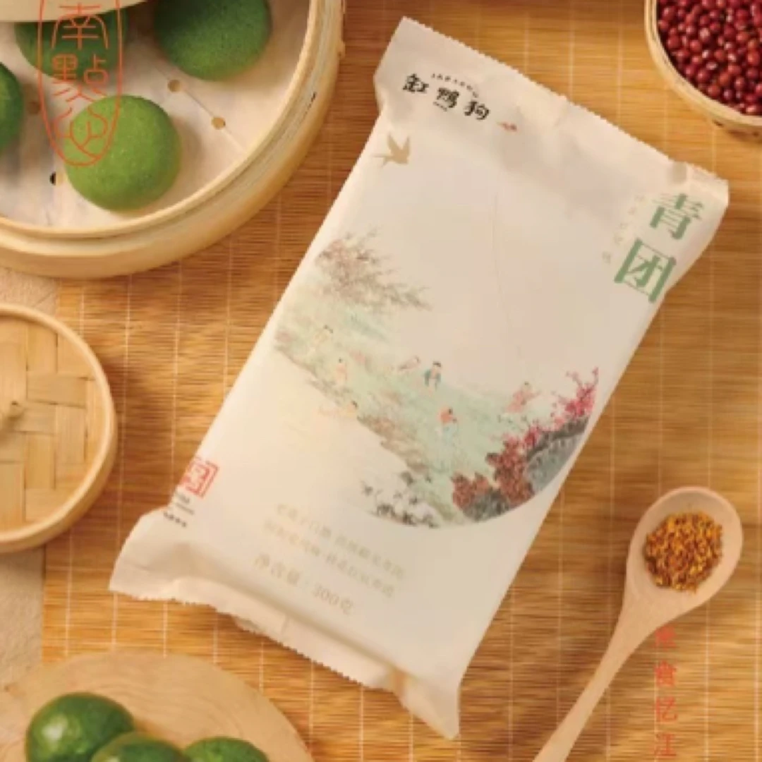 缸鸭狗青团桂花红豆味