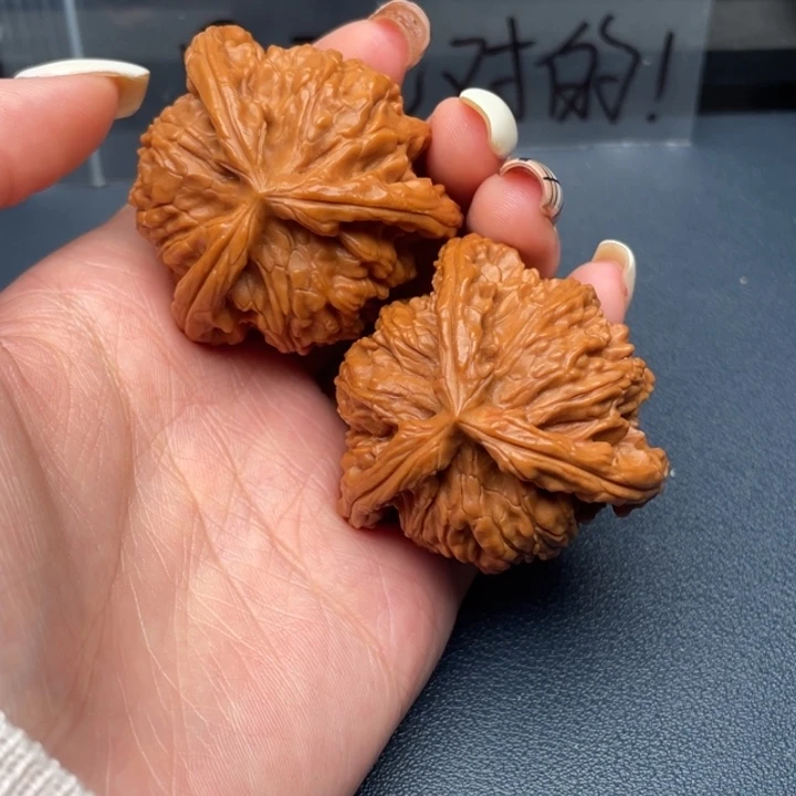 看***！吊坠文玩核桃白狮子