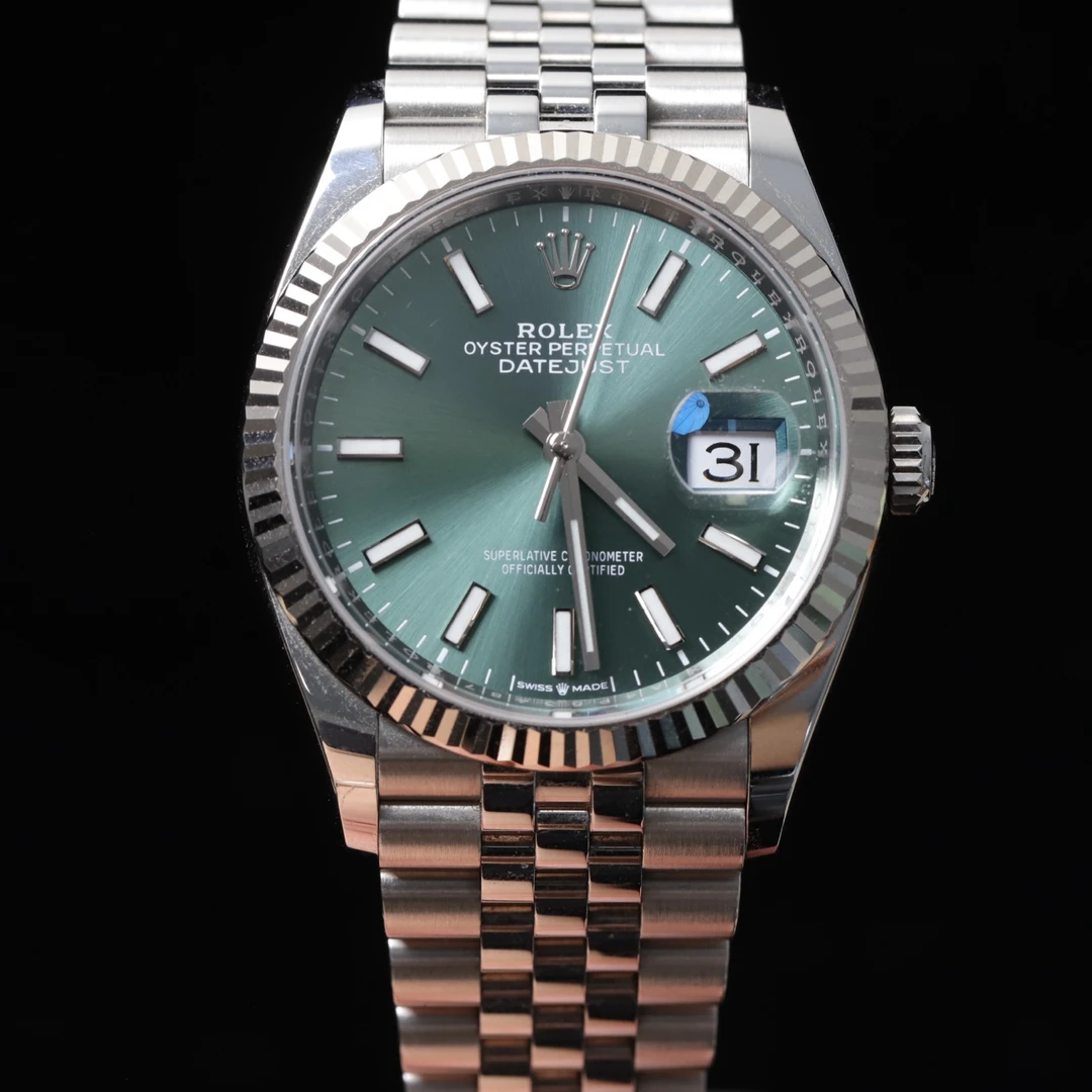 95新 Rolex/劳力士 日志型 自动机械男士腕表 精钢 36mm