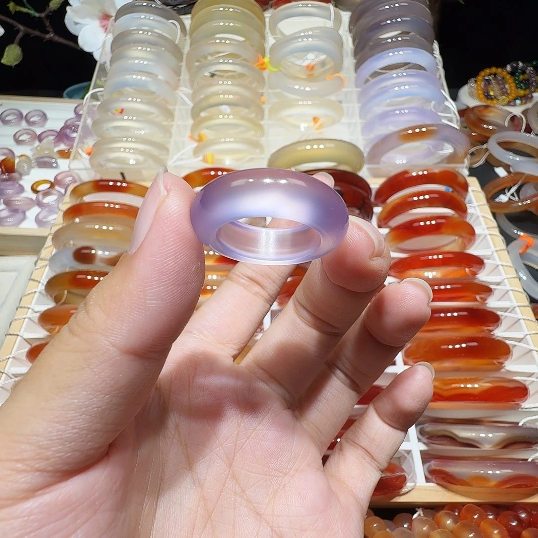 玛瑙/玉髓未镶嵌戒圈