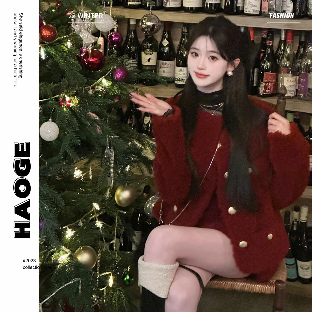 冰冰●跨年套装Q3TZ2449A‘’100%羊毛套装秋冬时尚气质