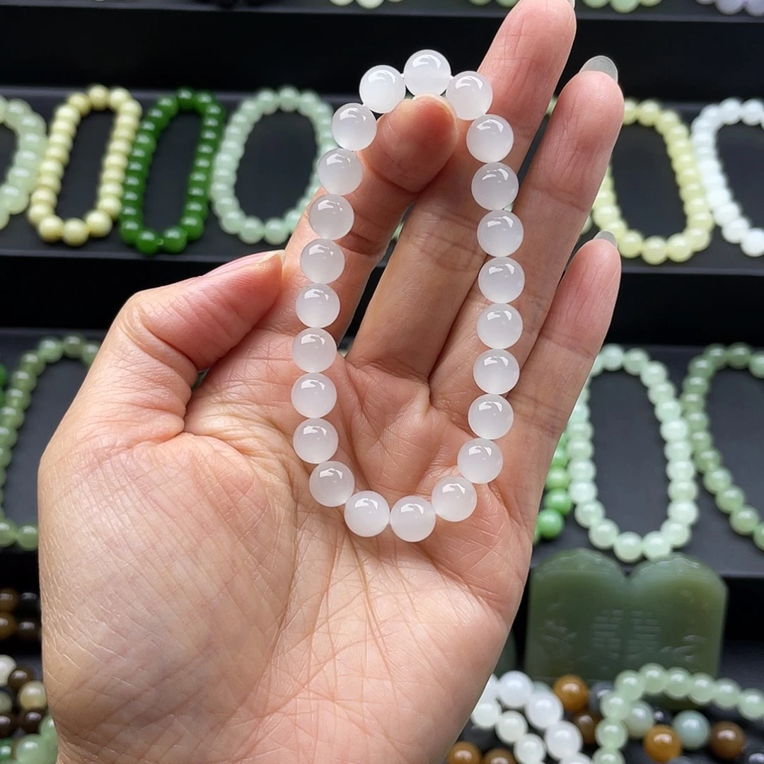 和田玉未镶嵌手链