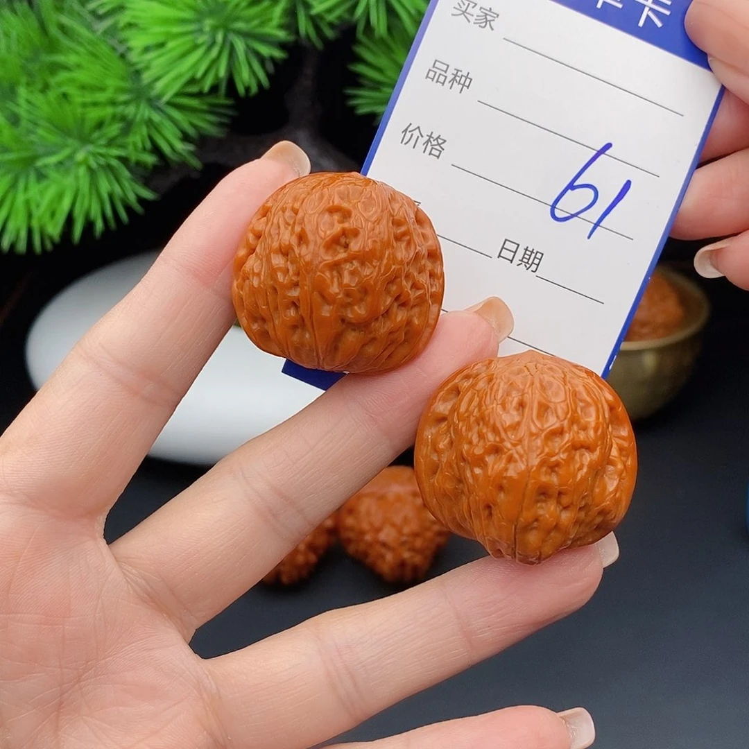 文玩核桃把件34铁锤61