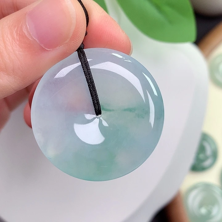 颈饰未镶嵌翡翠平安扣 35-6.0mm