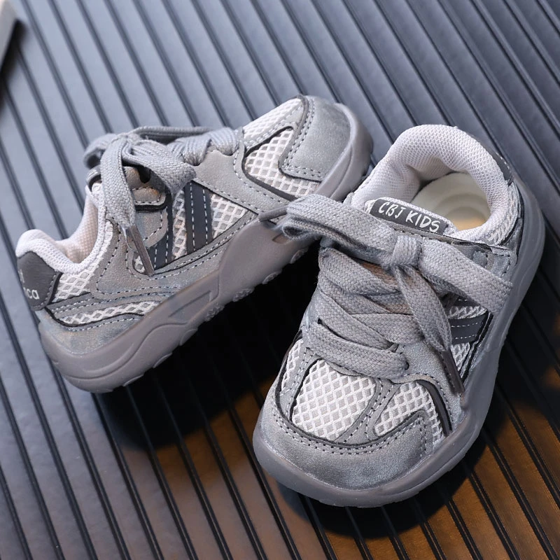 2025秋季新款儿童运动鞋0-2岁学步鞋软底网面宝宝鞋男女童休闲鞋