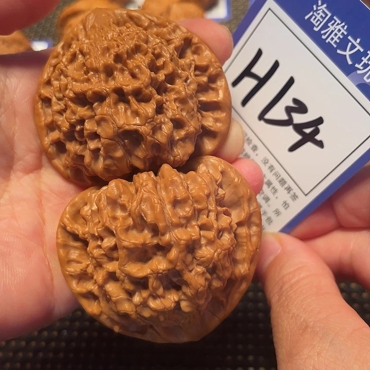 文玩核桃把件忧**乐H134官帽51