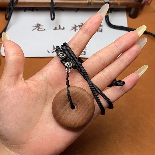 檀香木手串/手链平安扣（大）瑕疵
