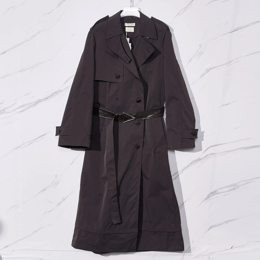 全新未使用 BOTTEGA VENETA/葆蝶家 中性简约设计风衣BVBU00248