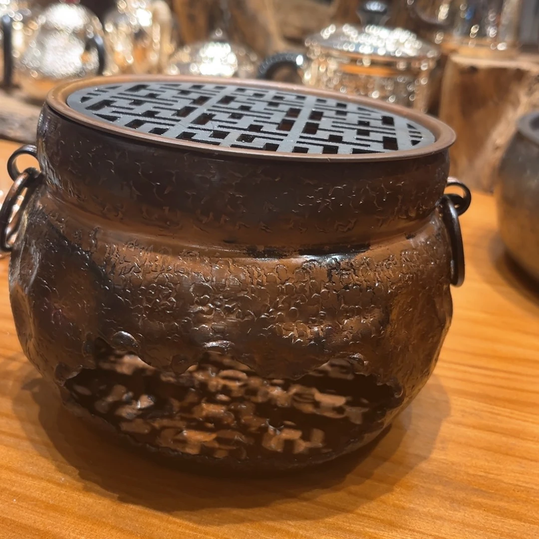 烟熏色12炉子手工锻打工艺