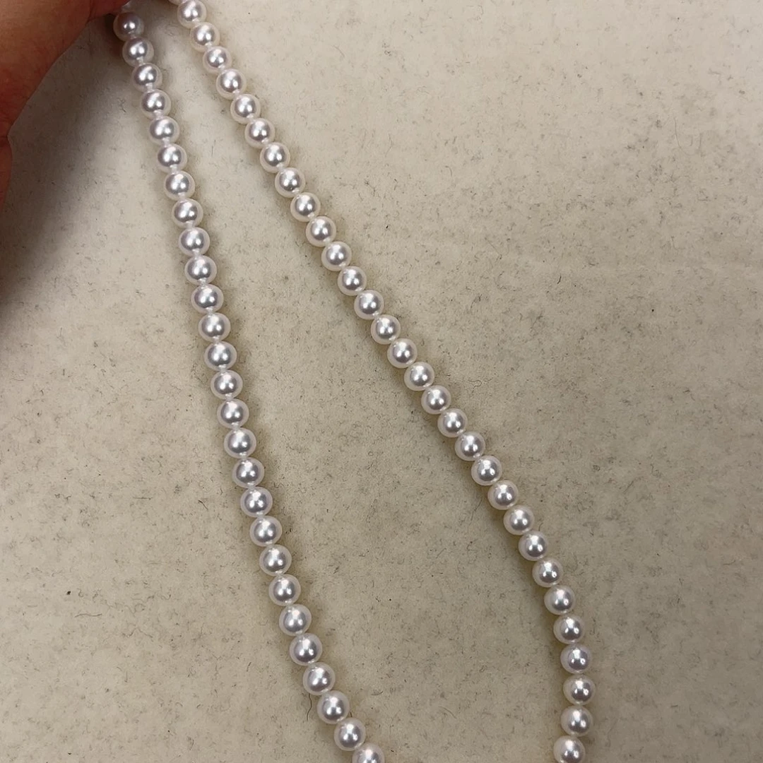 银S925镶嵌淡水珍珠颈饰