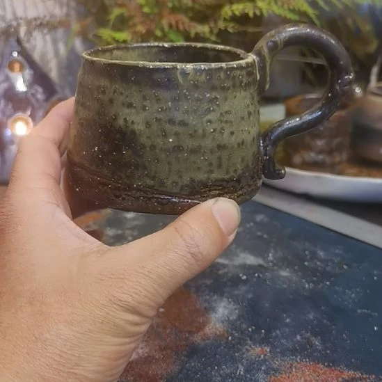 摆件陶手工高温原矿窑变新品福利