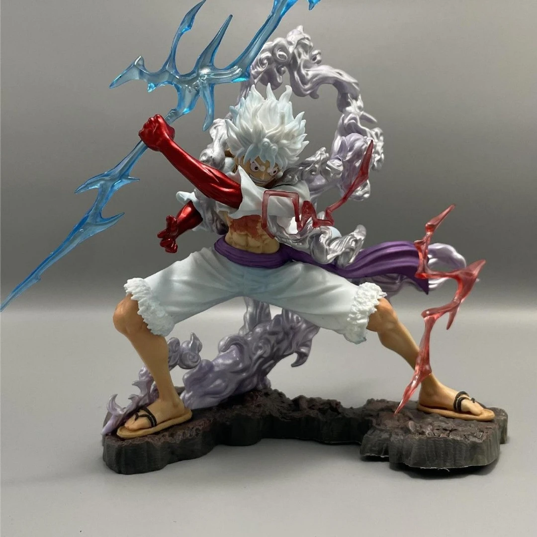 【全款 现货】高度18cm 闪电尼卡路飞 海贼王 手办GK雕像摆件礼物