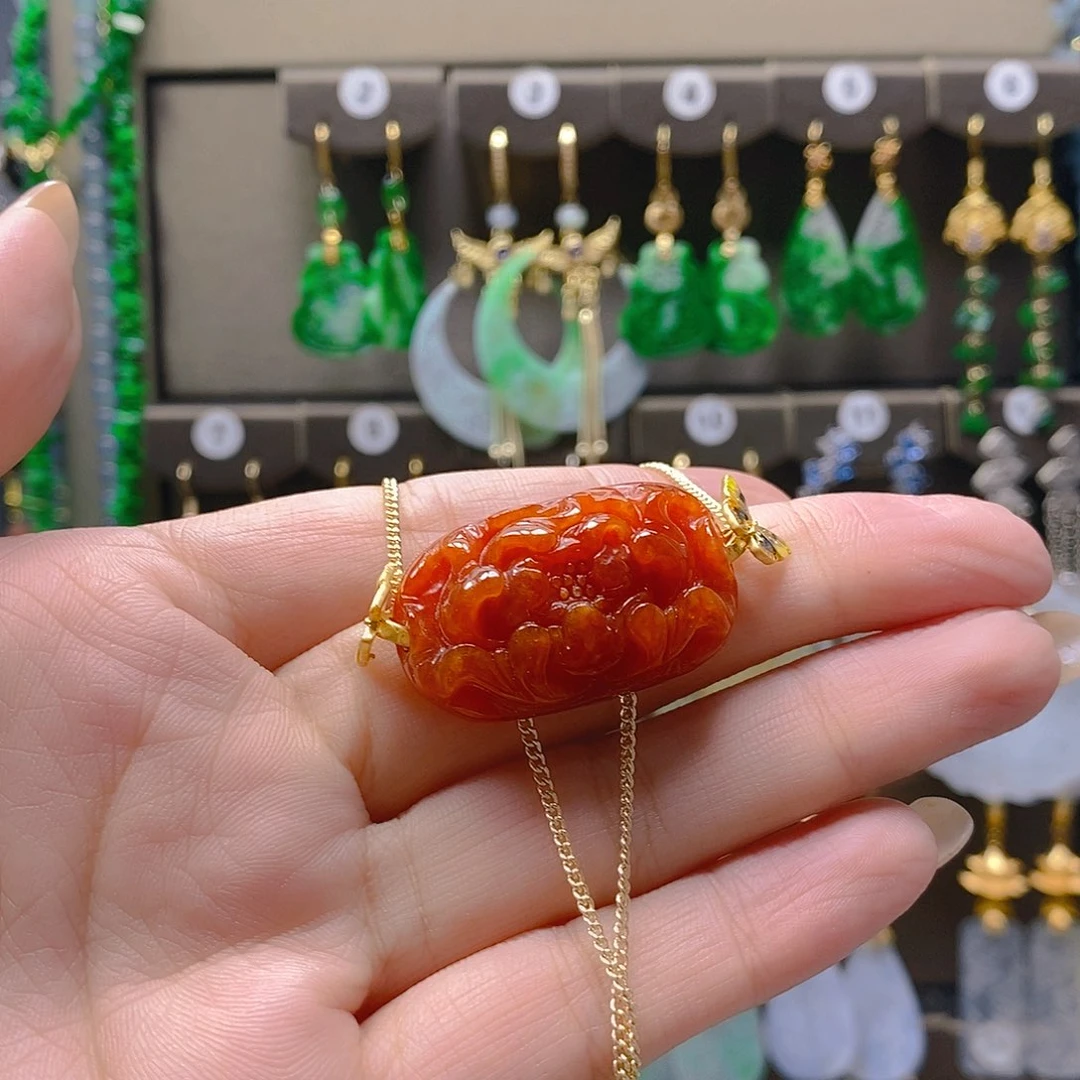 颈饰未镶嵌翡翠翡翠