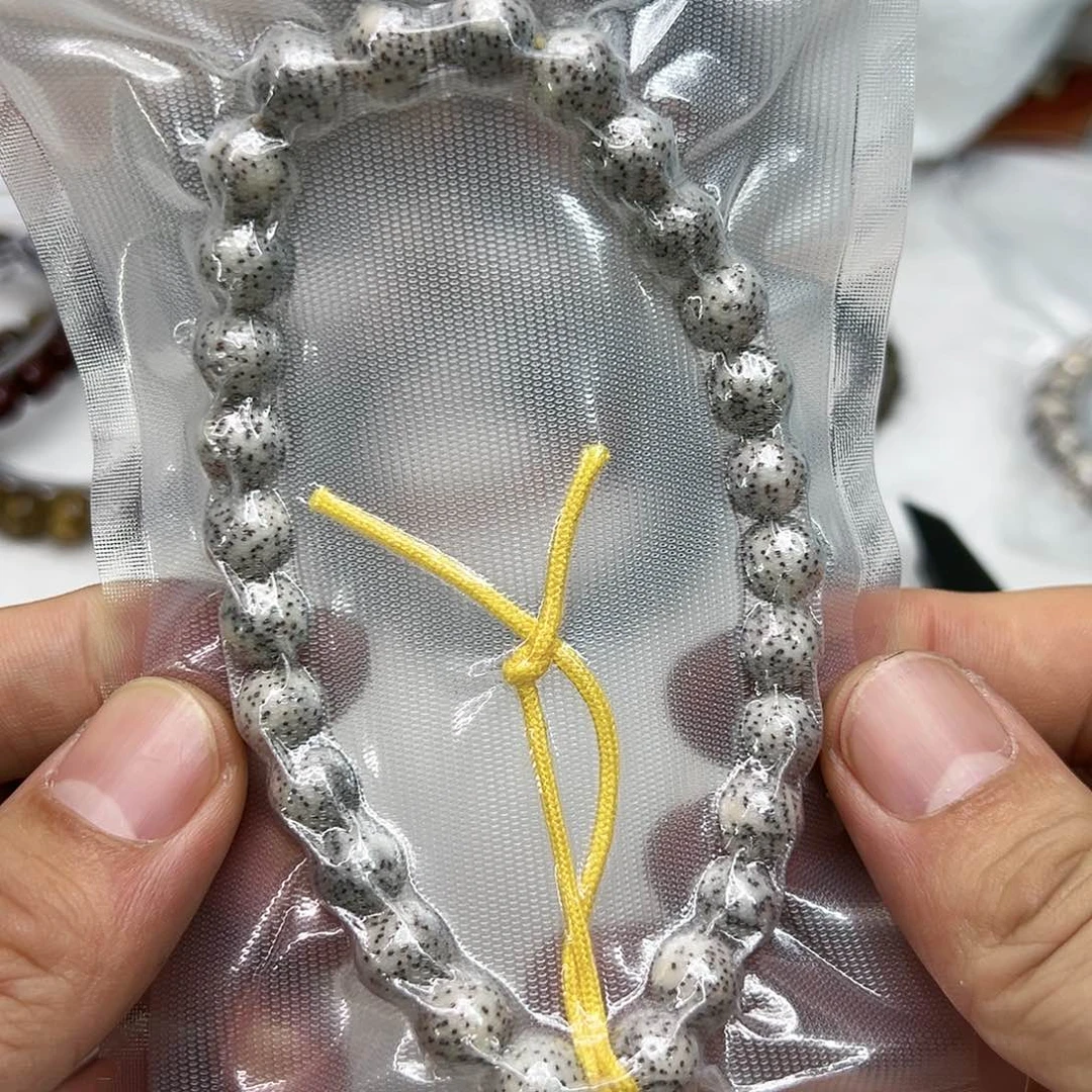 星月菩提手串99灭火月留白糯冰石玉星月菩提糖豆手持9圆