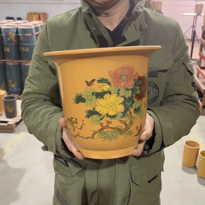 紫砂花盆破损补发