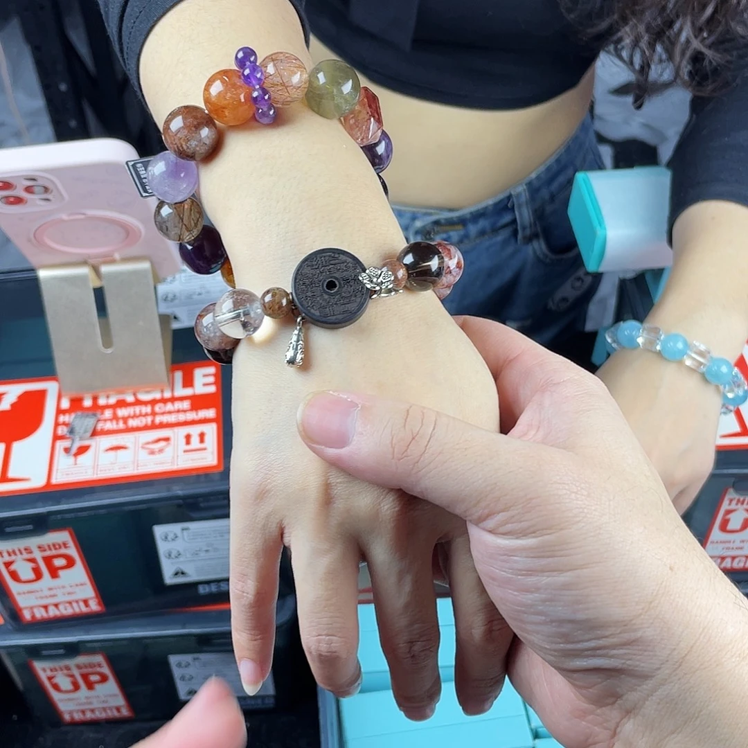 银S925镶嵌水晶手链