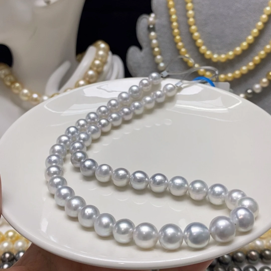 海水珍珠颈饰银S925镶嵌