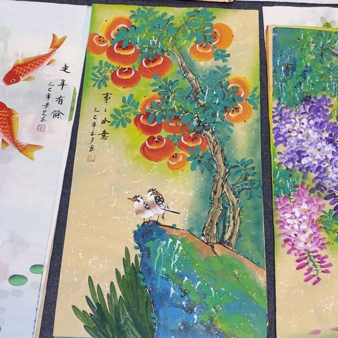 国画100✖️50精品泼彩画画画画画画