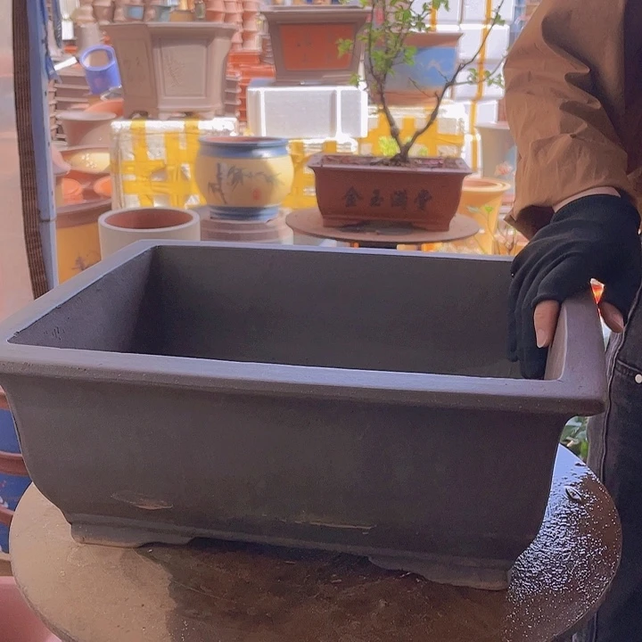 宜兴紫砂40素面马槽