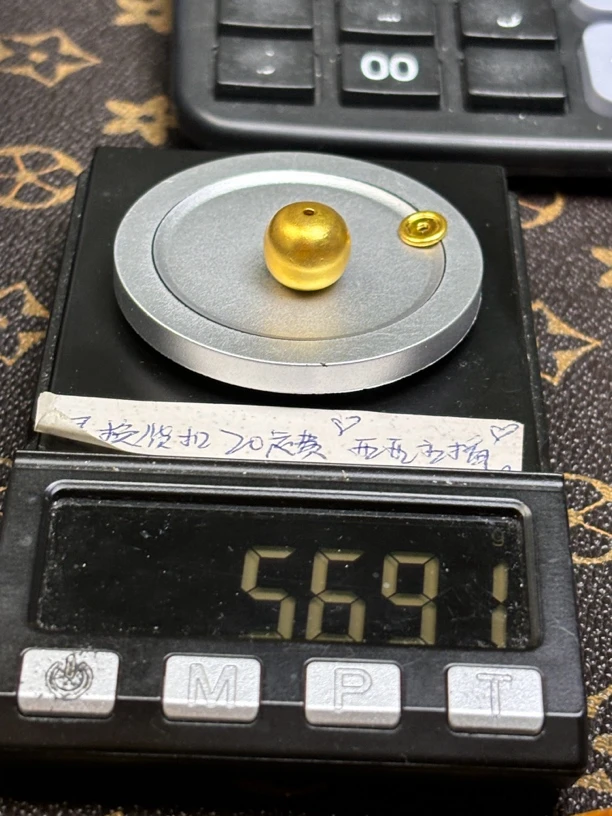 足金999卡12光珠7车轮