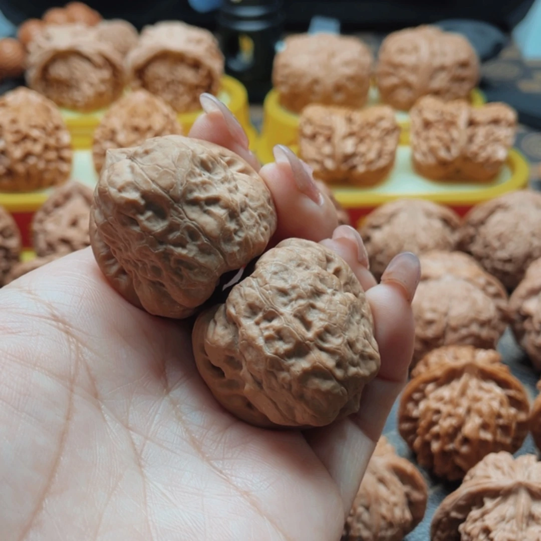 桃核把件34古蟾全品无修